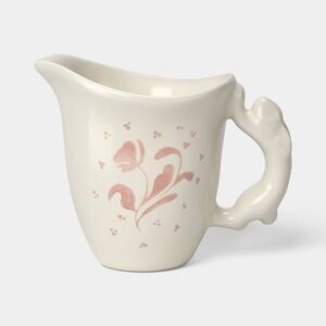 Stoneware Aralia Creamer Pitcher Pink – Threshold Easter 2026